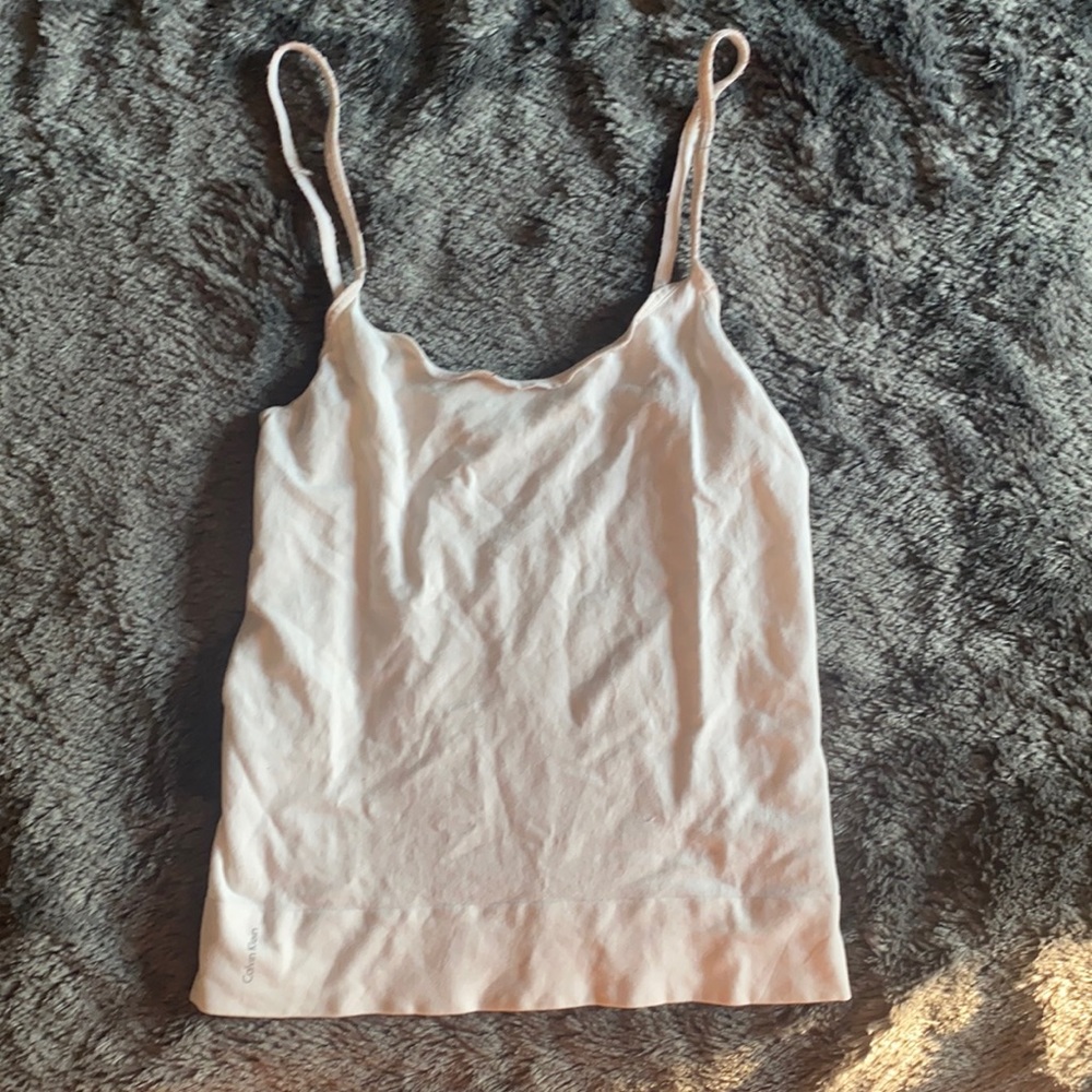 Calvin Klein white tank top